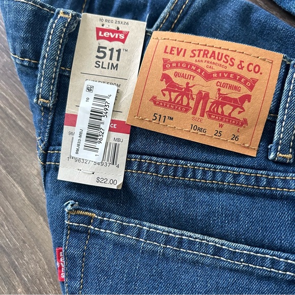 NWT Boys Levi’s 511 Slim - TWO PAIRS - Picture 5 of 6